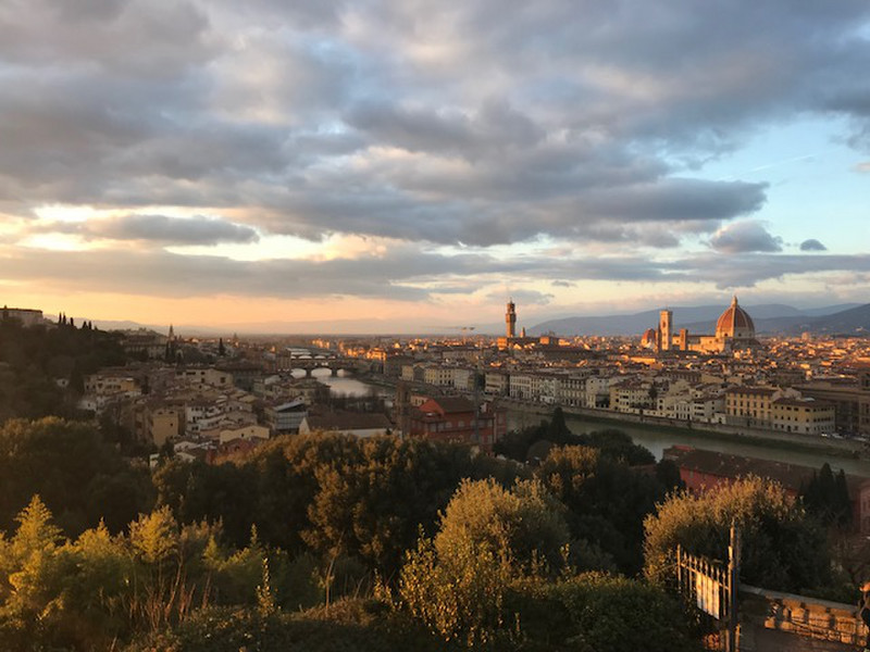 Sunset at Piazzale Michelangelo