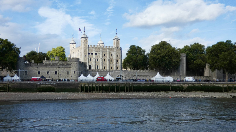 London Tower - from the river