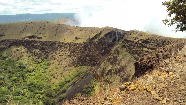 The extinct crater