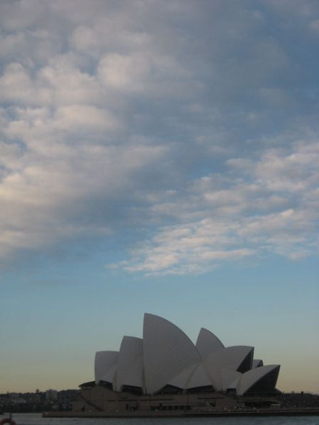 Opera House with clouds