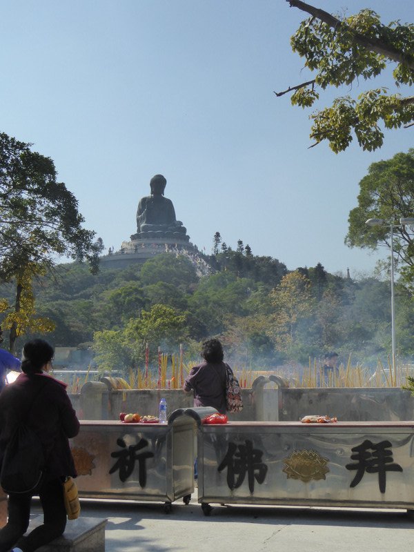 Incense offering to Buddha