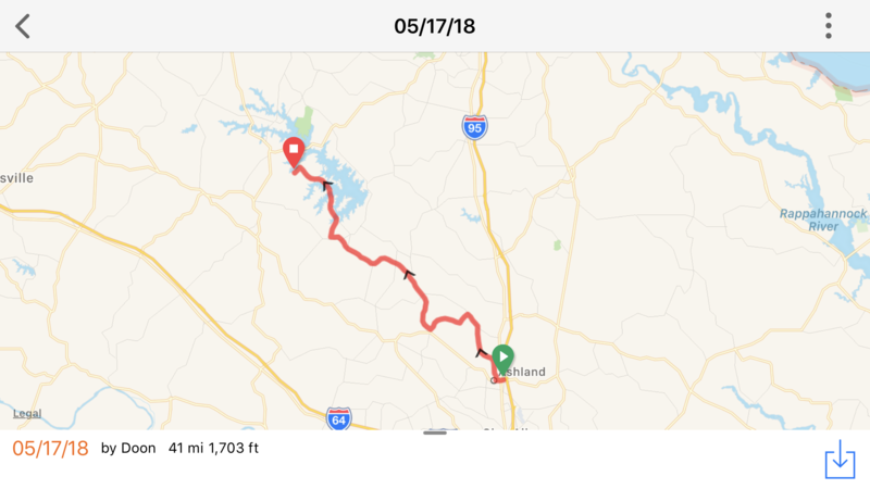 My Route today