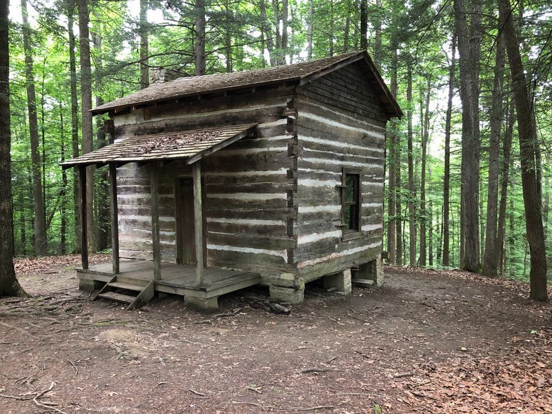 Typical pioneer cabin attributed to the early 1800’s