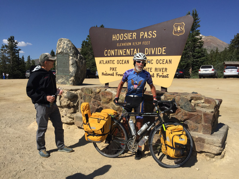 It was a great feeling to cross the Continental Divide.