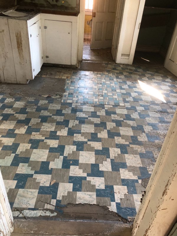 Some of the nicer homes had a floor like this.