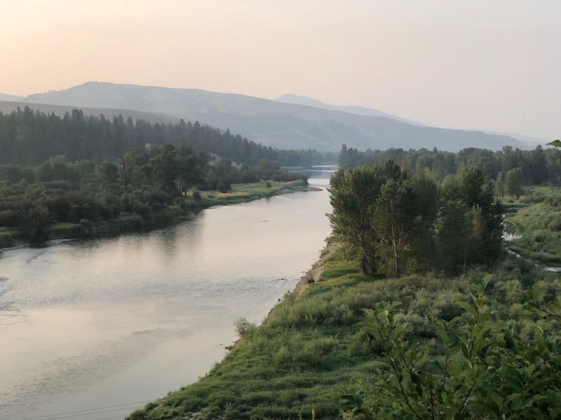 A view of the Clearwater River.