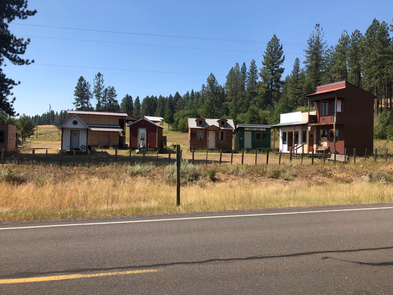 A Community of Tiny Houses near Council