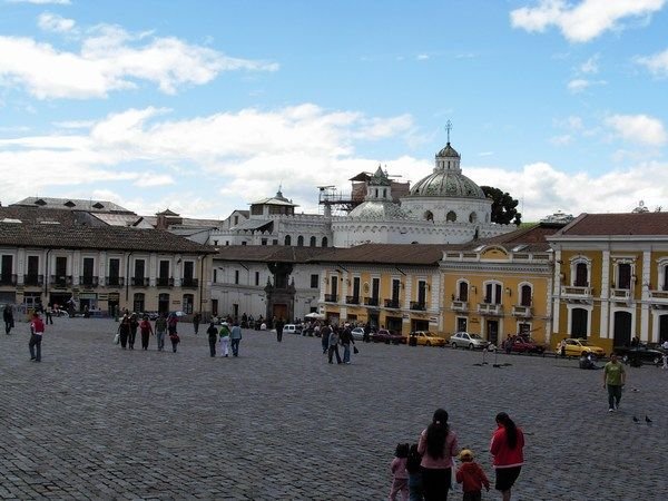 Square in Quito Old Town