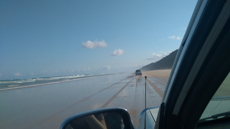 Driving at the beach was amazing!