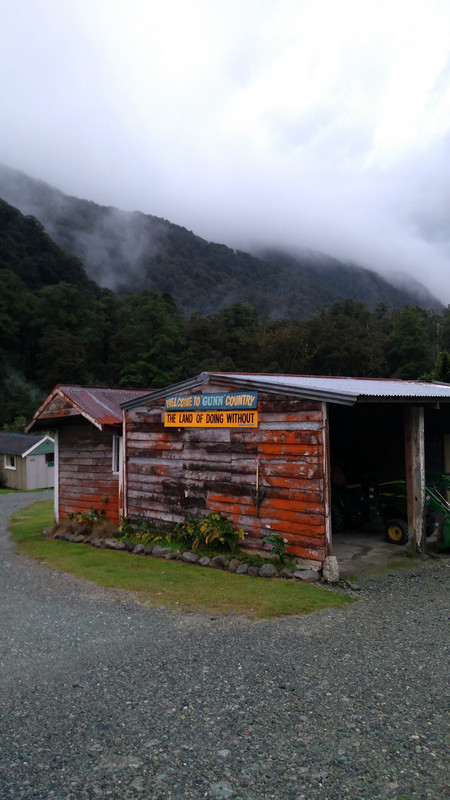 Accommodation after Milford Sound, in the middle of nowhere