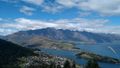View from the top of the gondola in Queenstown