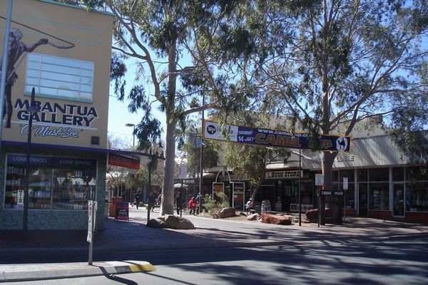 Alice Springs outdoor mall