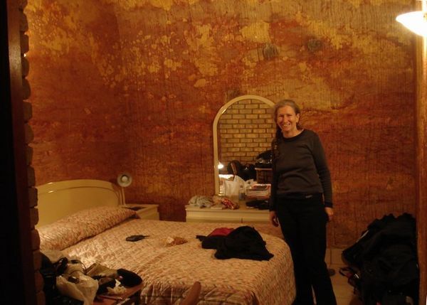 Our underground hotel room in Coober Pedy