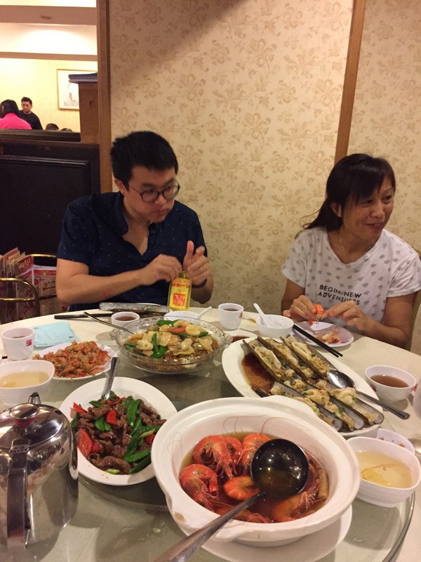 Singapore Family dinner 