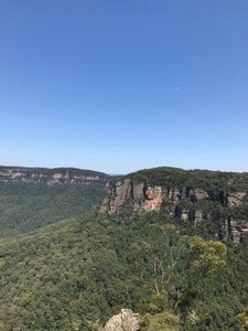 the Blue Mountains 
