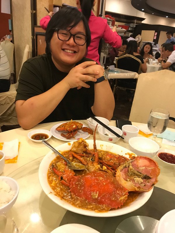 Sen Ji and the chilli crab 