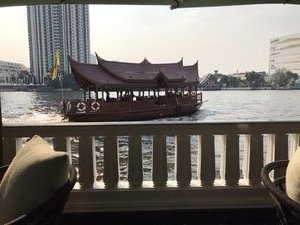 Oriental hotel boat.