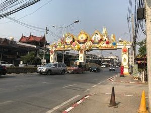 Entry to SAN Kampaeng Village 