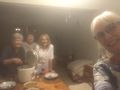 Curry supper at home with Kathy, Dorothy and Jane