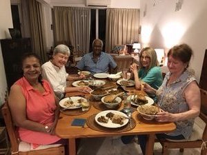 Dinner with Kay and Karunna at Kathy’s 