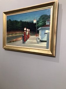 Edward Hopper’Gas’ 1940. Oil on canvas