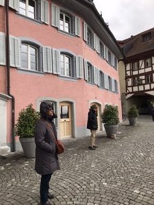 Cobbled streets in Zug