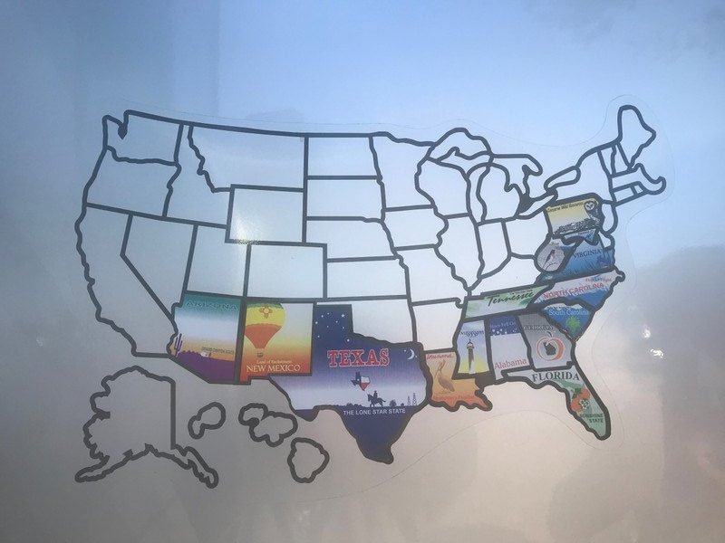 ARIZONA~ added another stamp to our map