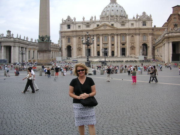 Vicky at the Vatican