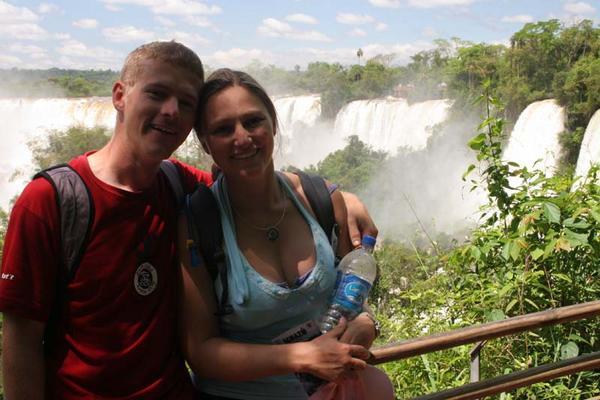 Los dos in Argentinean Iguaçu