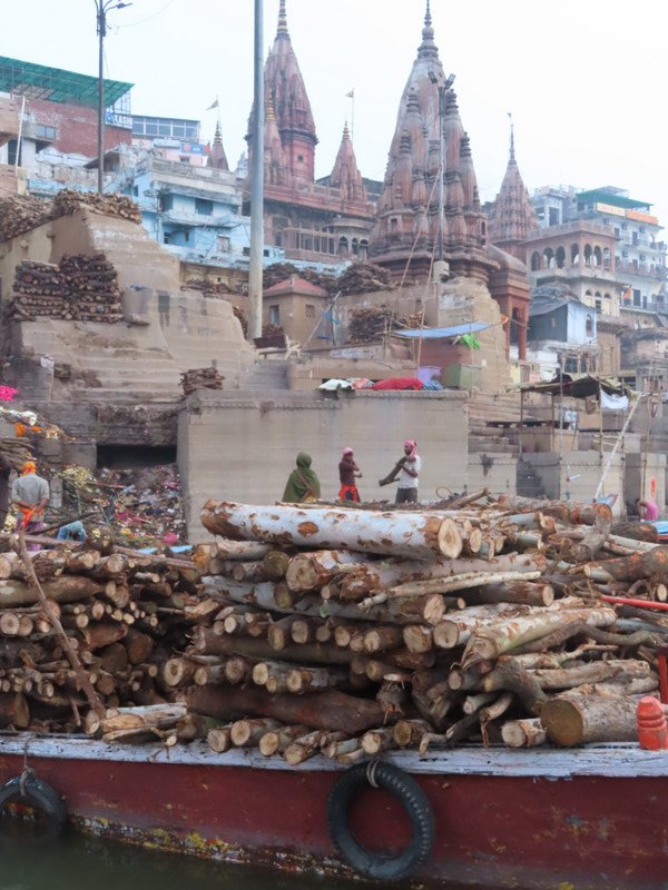 Stack of logs ready for the cremation