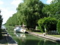 Matkalla oli myös hyvin vehreitä sulkuja, Canal de Bourgogne