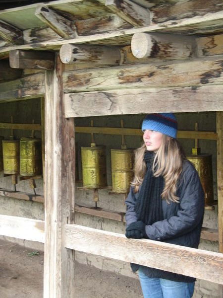 Prayer wheels and contemplation.