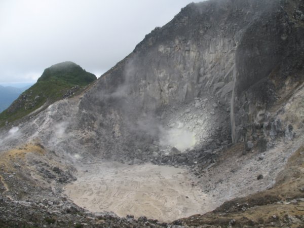 The crater