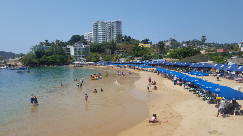 One of Acapulco's many beaches