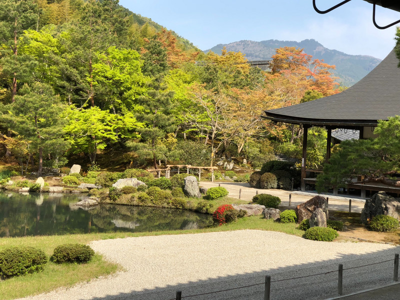 Tenryu-ji Grounds...zen raked gravel