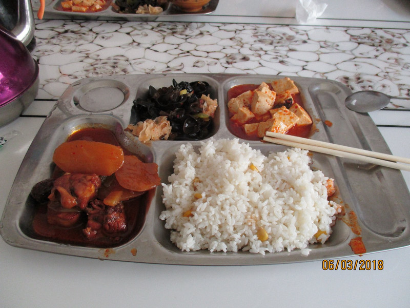 Set lunch, Uighire restaurant Minfeng