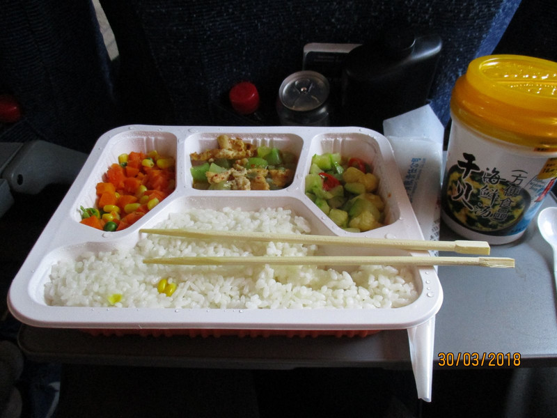 Chines railway lunch