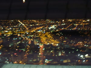 View from the Sky Tower at night