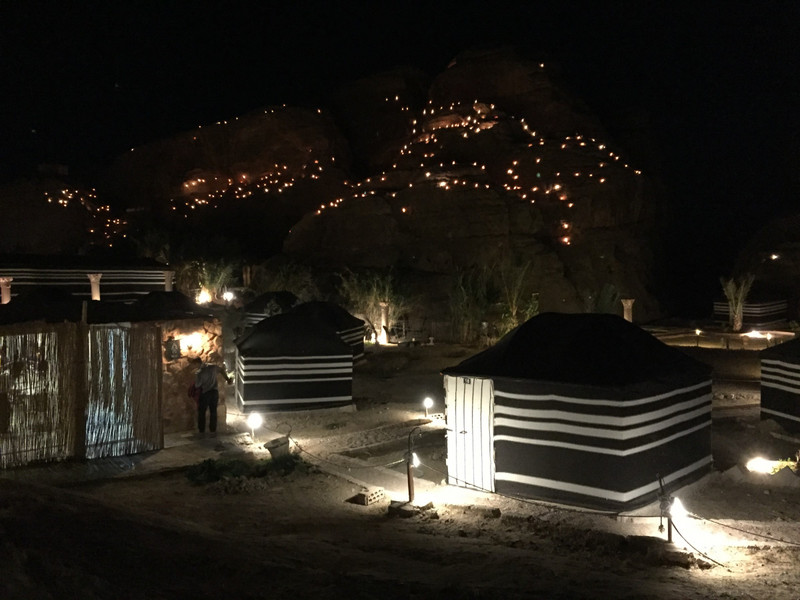 Bedouin camp night
