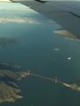 Golden Gate from the plane