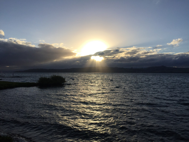 Sunset on Lake Taupo