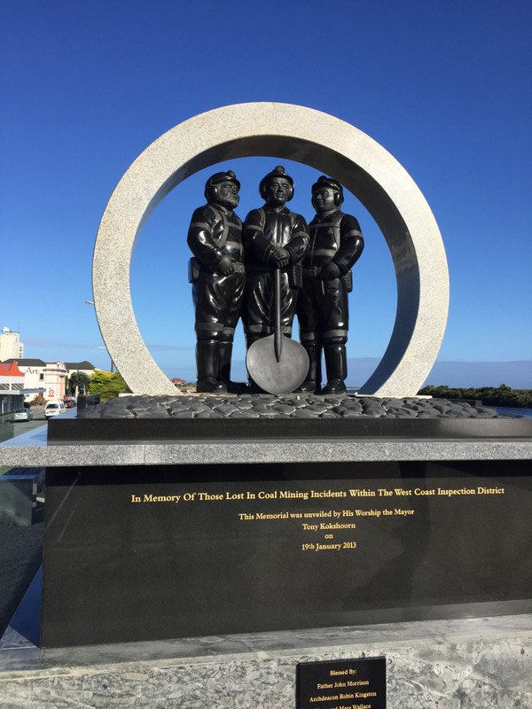 Greymouth miners memorial 