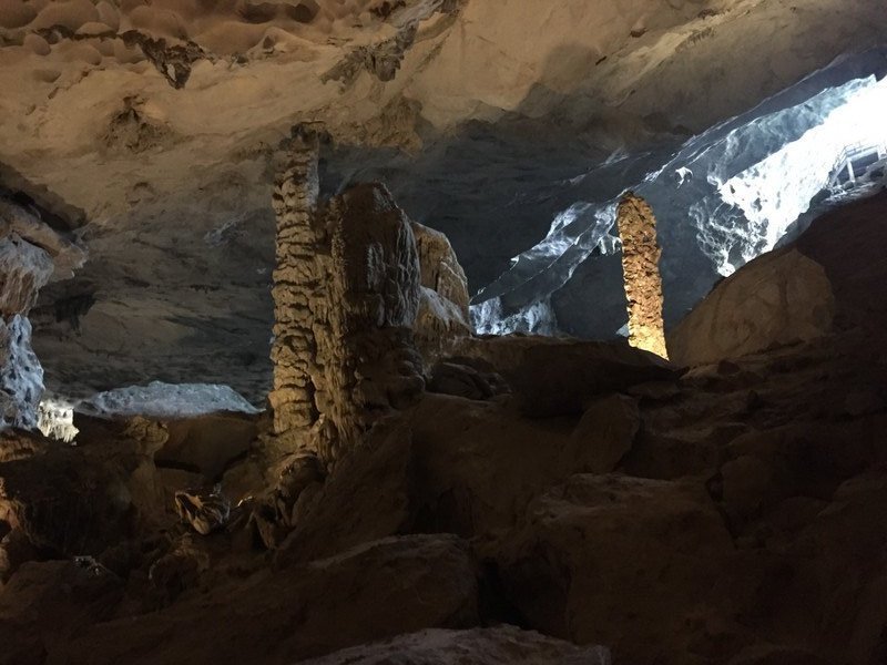 Stalactites and stalagmites 