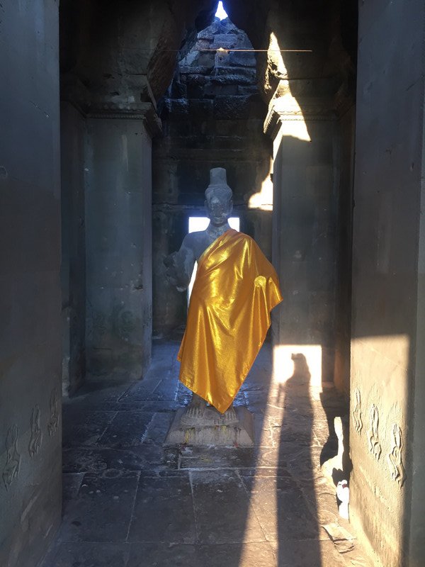 Entering Angkor Wat
