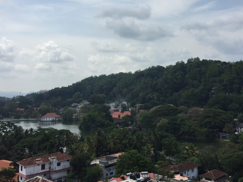 View from hotel across Lake Kandy