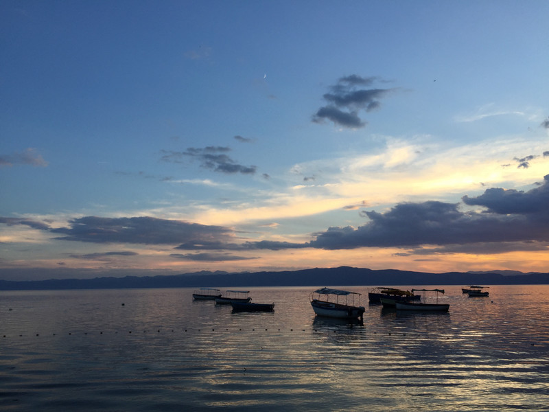 Lake Ohrid sunset