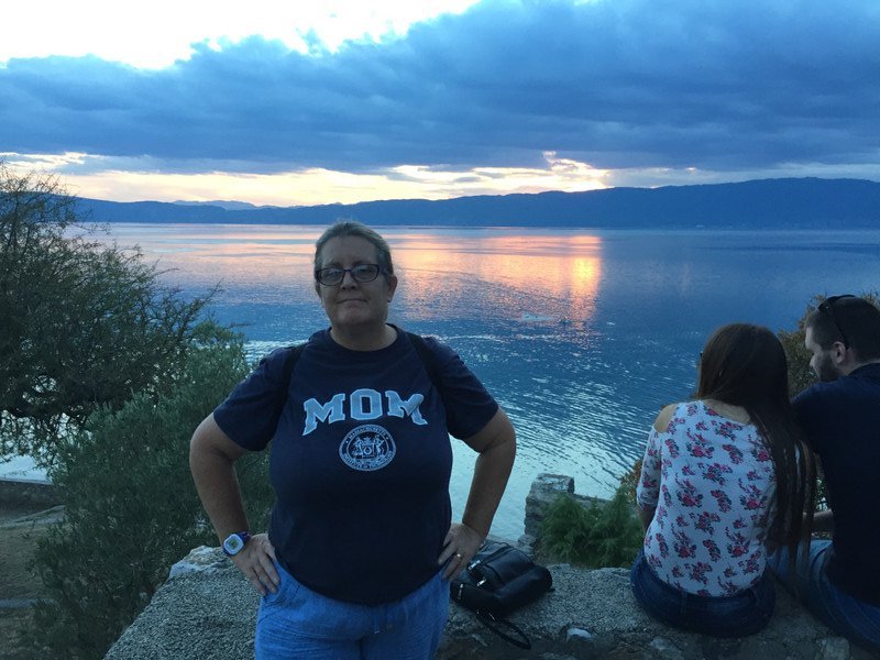 Sunset over Lake Ohrid