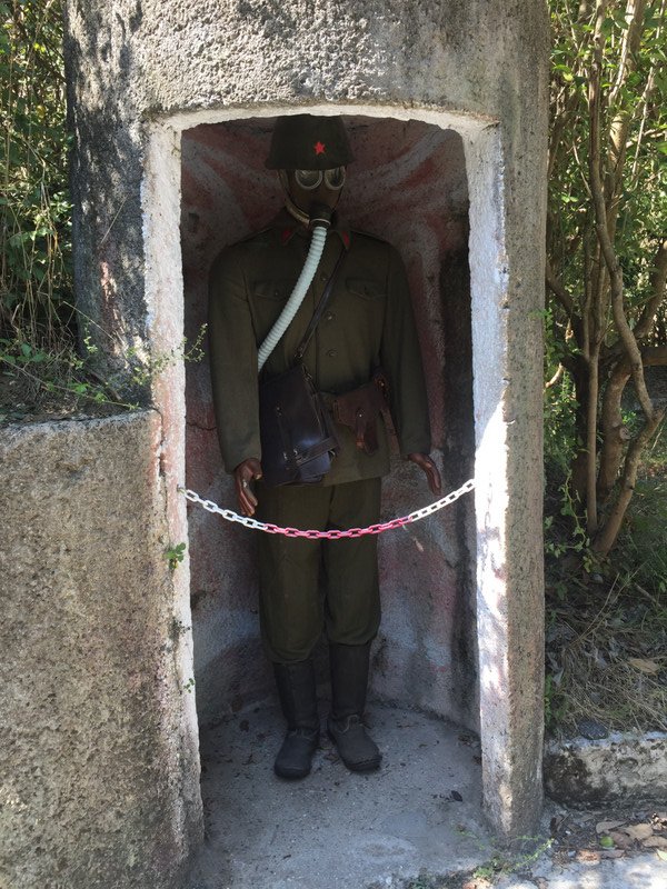 Guard post at Hoxha’s bunker