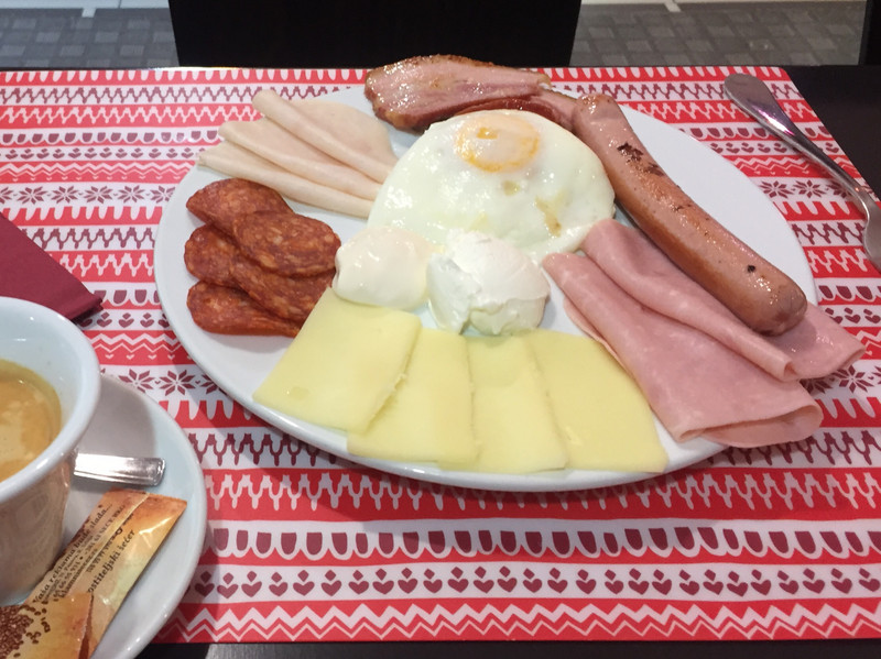 Serbian breakfast 