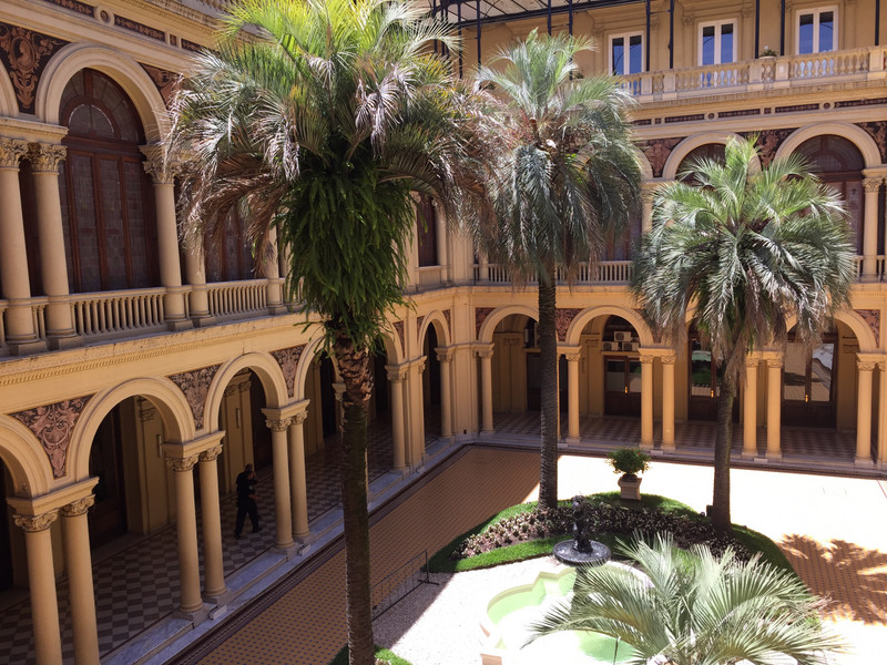 Casa Rosada courtyard 